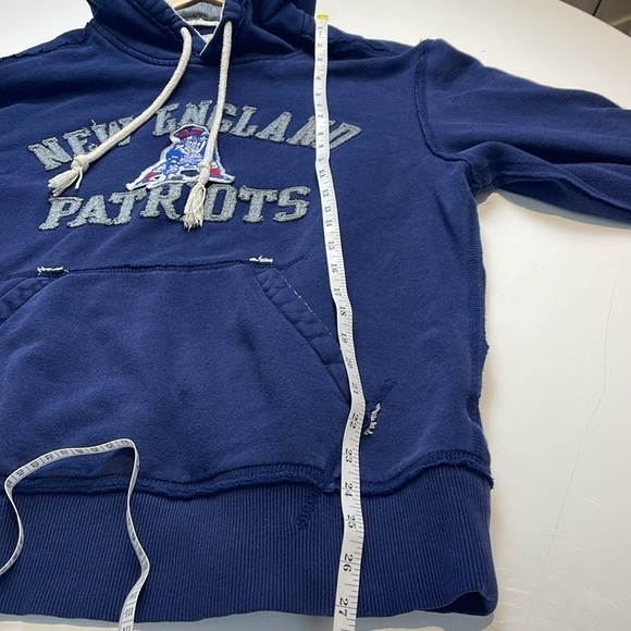 New England Patriots Reebok Sweatshirt Navy Blue Size Medium - Picture 9 of 10